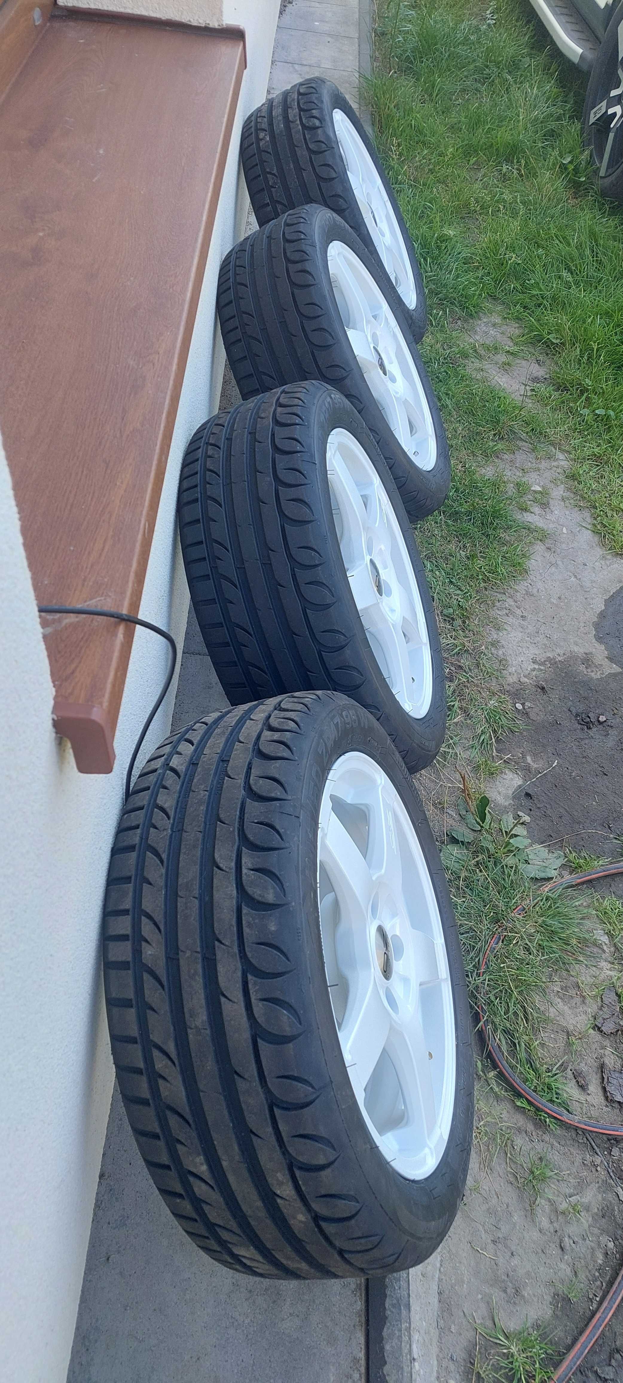 Koła, felgi OZ Racing Record odrestaurowane nowe opony 215x50x17 4x108