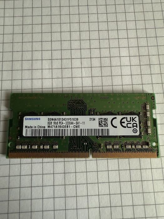 Pamięć RAM 8GB DDR4 Samsung 3200 MHz PC4-3200AA
