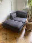 Soderhamn szezlong kanapa sofa antracyt