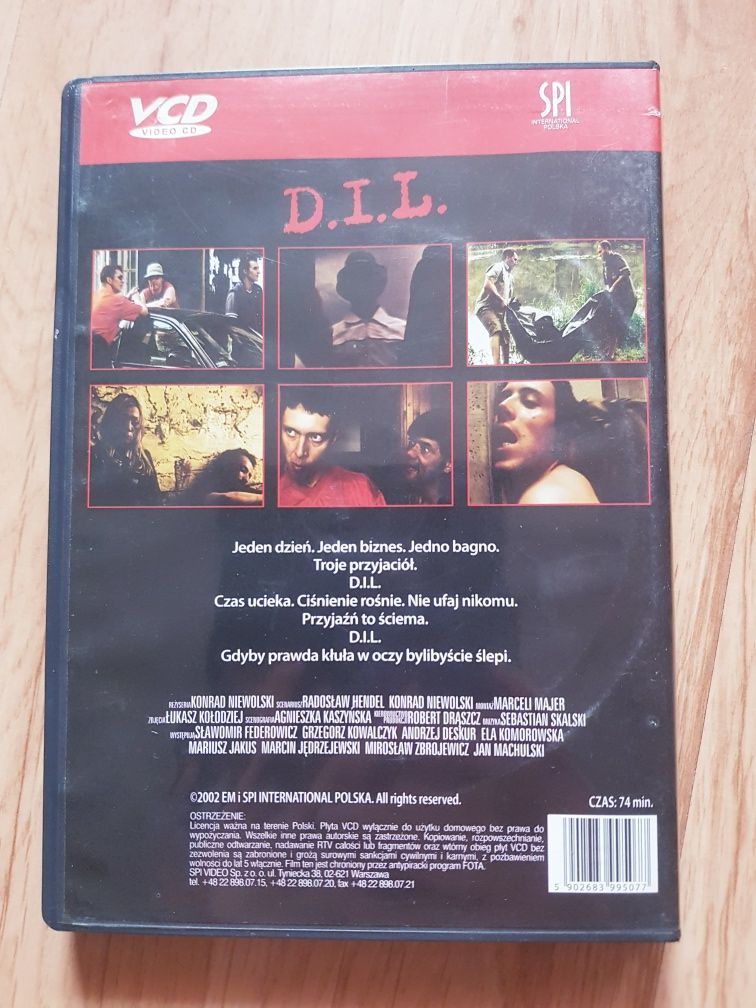 Płyta DVD z filmem D.I.L