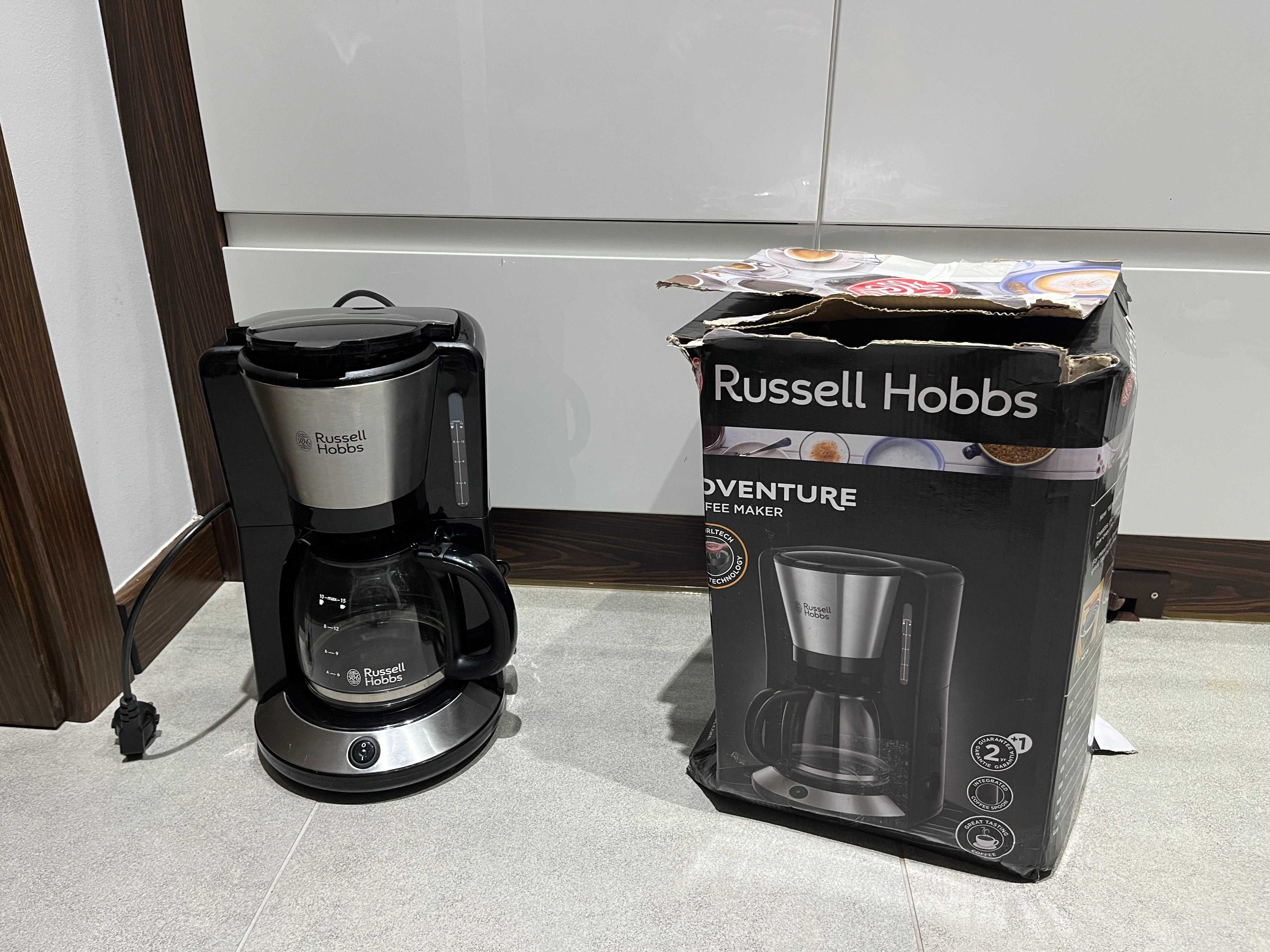 Russell Hobbs ekspres do kawy, sprawniejsze parzenie kawy Uszkodzony