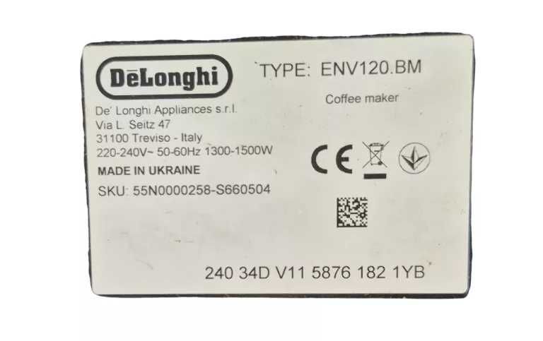 Ekspress Delonghi Nespresso VERTUO NEXT ENV 120.BM