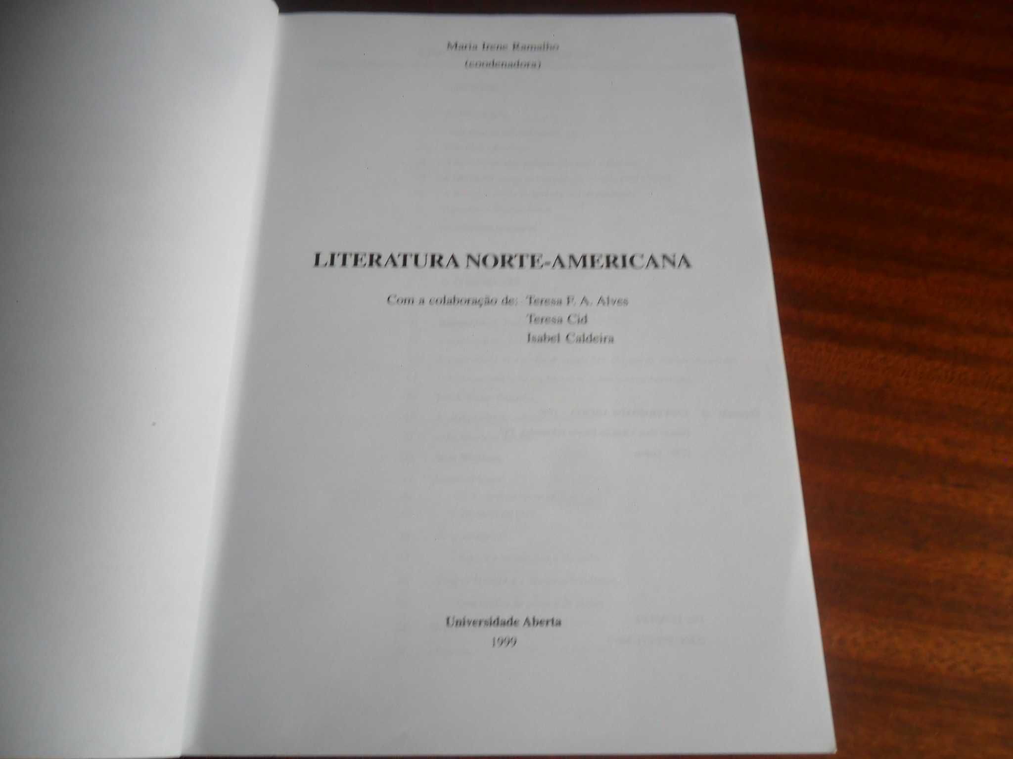 "Literatura Norte-Americana" de Maria Irene Ramalho - 1ª Edição 1999