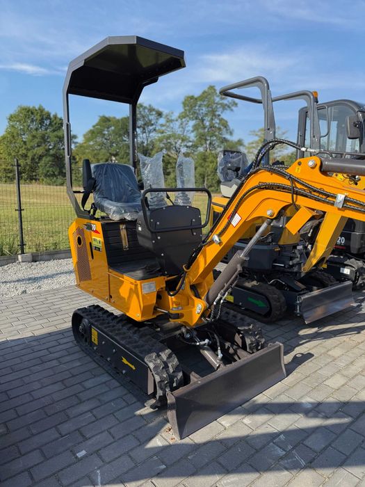 Nowa Minikoparka XN10 ramie skrętne dodatkowa hydraulika robocza NEX