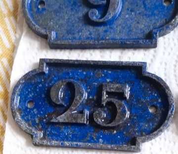 2 placas ferro fundido antigas