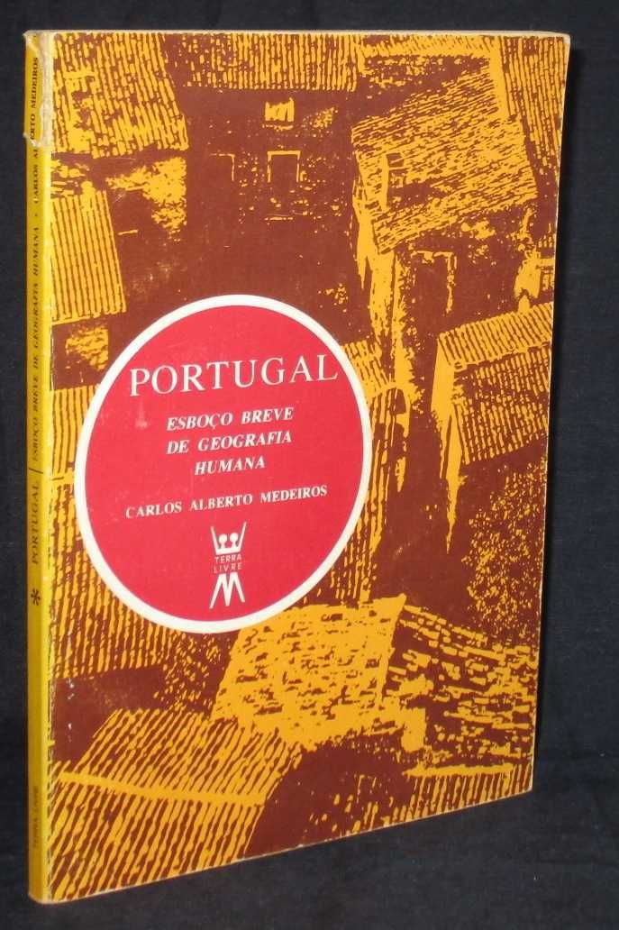 Livro Portugal Esboço Breve de Geografia Humana Carlos Medeiros