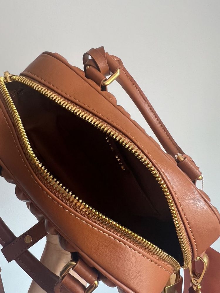 Torebka Miu Miu arcadie matelasse nappa brown