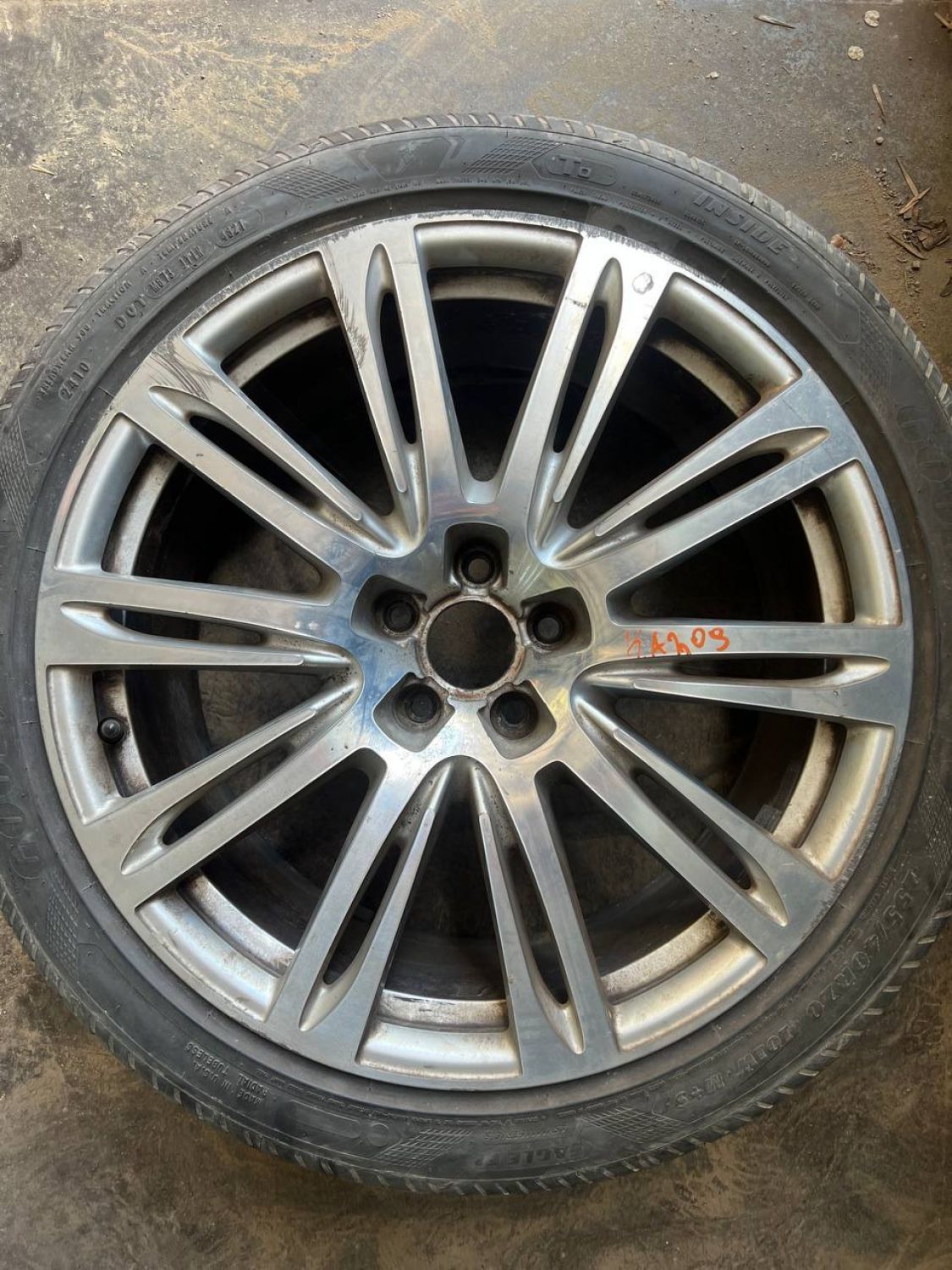 Диски Audi OEM 4H0601025N 8x20 5x112 ET37 DIA66,6 (polished) Б/У