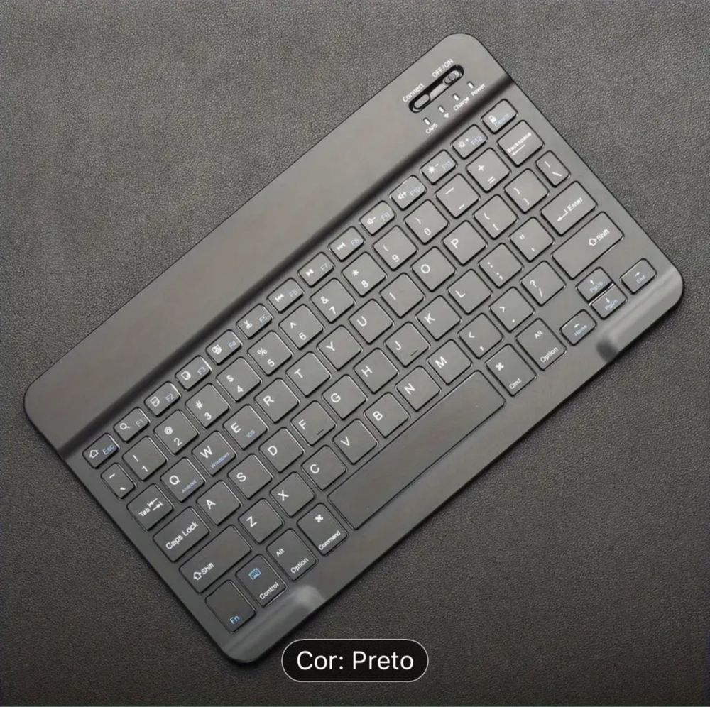 Teclado Portatil sem fios NOVO Tablet, ipad, IOS, Android, Windows