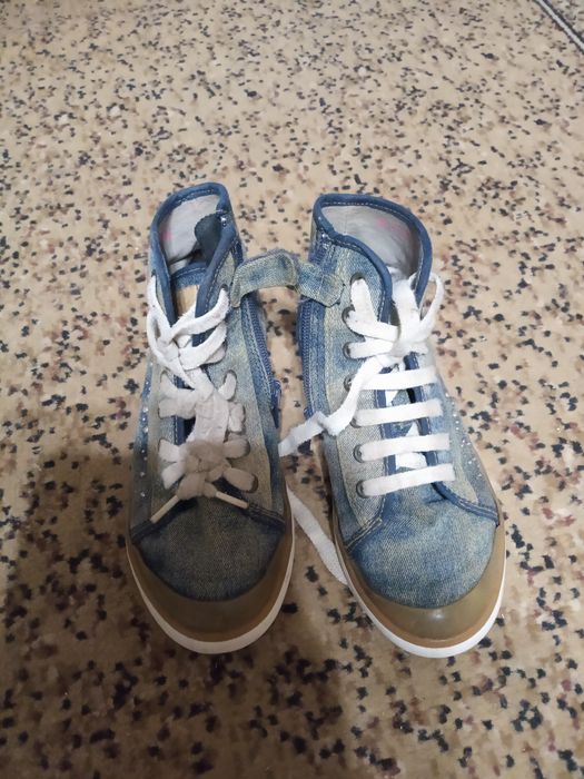 Ботинки мокасины Geox 32 размер стелька 20 см.