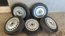5 Jantes GM  com pneus 165/65 R14