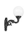 oświetlenie lampa kinkiet żeliwny latarnia  kula fi  250mm