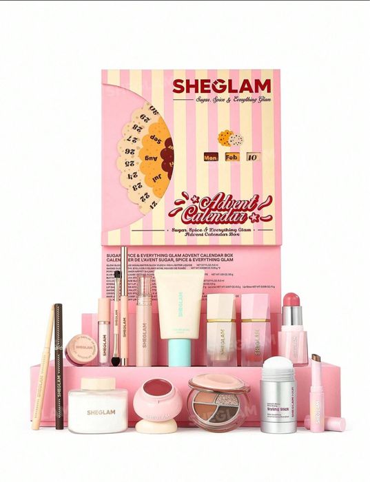 адвент-календар SHEGLAM "Sugar, Spice & Everything Glam2025