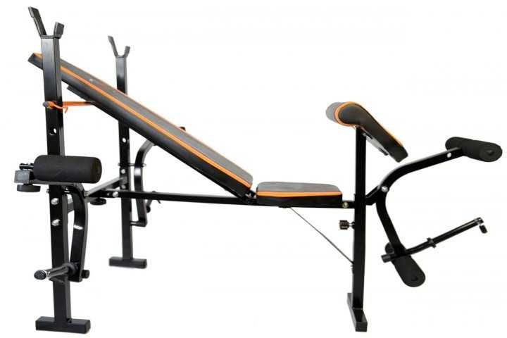 ‼️Скамья Для Жима WCG 0055+Приставка Скотта Набор STRONG штанга 128 КГ