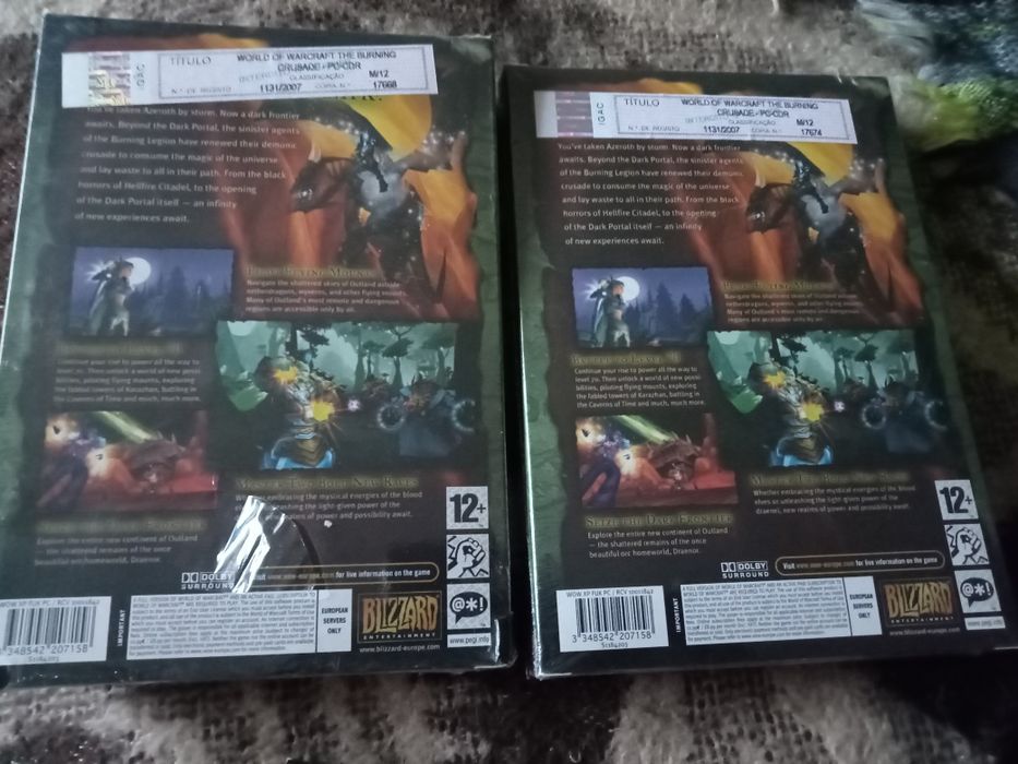 DVD e jogo computador