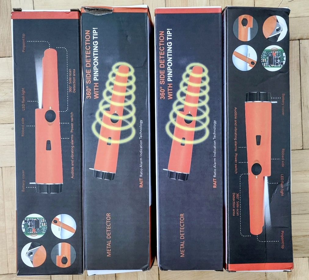 Zestaw 4x po pinpointer gp pointer wykrywacz metali nowy