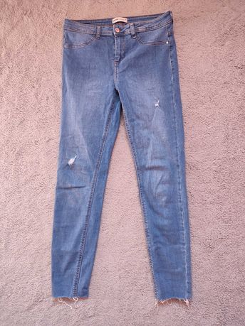 Spodnie damskie jeansy rurki L40