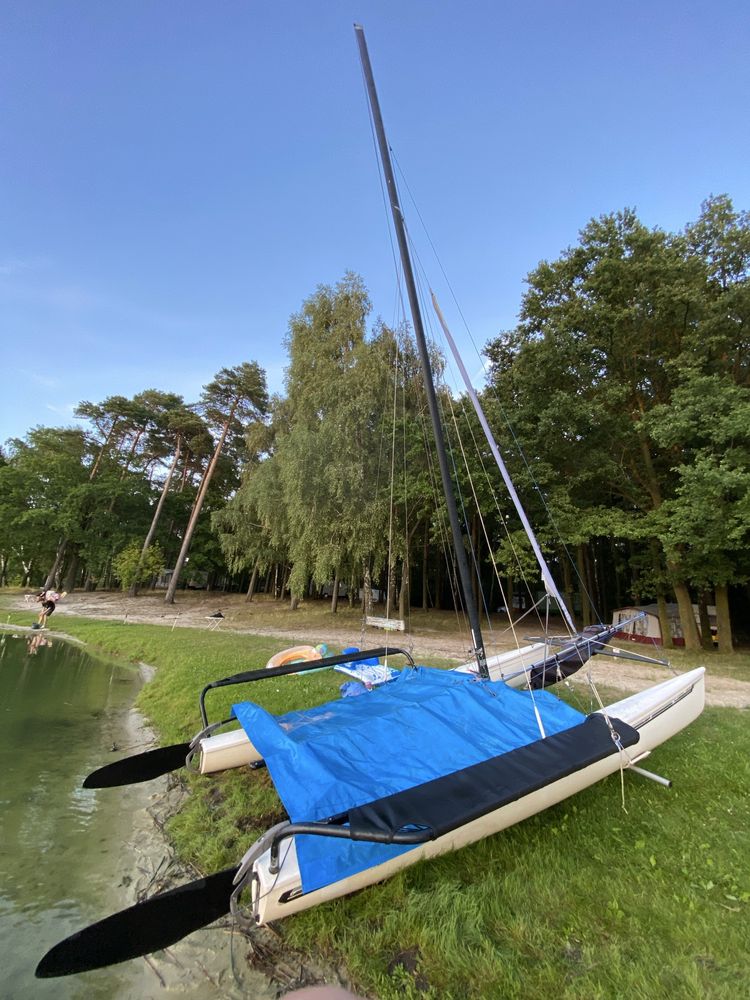Katamaran Hobie 17 z Genakerem!!!