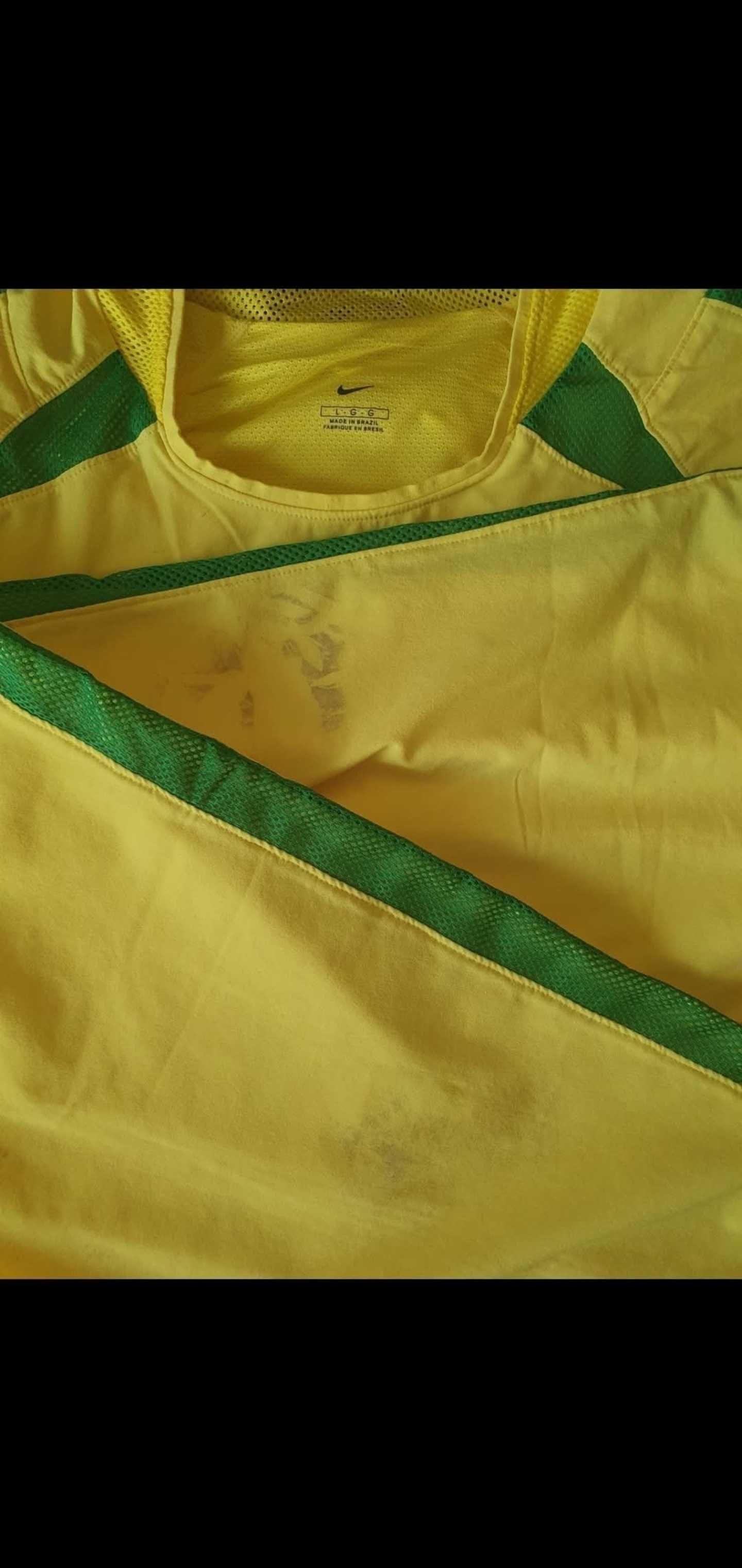Koszulka meczowa Brazylia numer 11 Zé Roberto match worn 2003 Nike