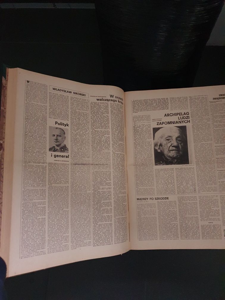 Tygodnik Solidarność od 1 do 37 numeru w twardej oprawie