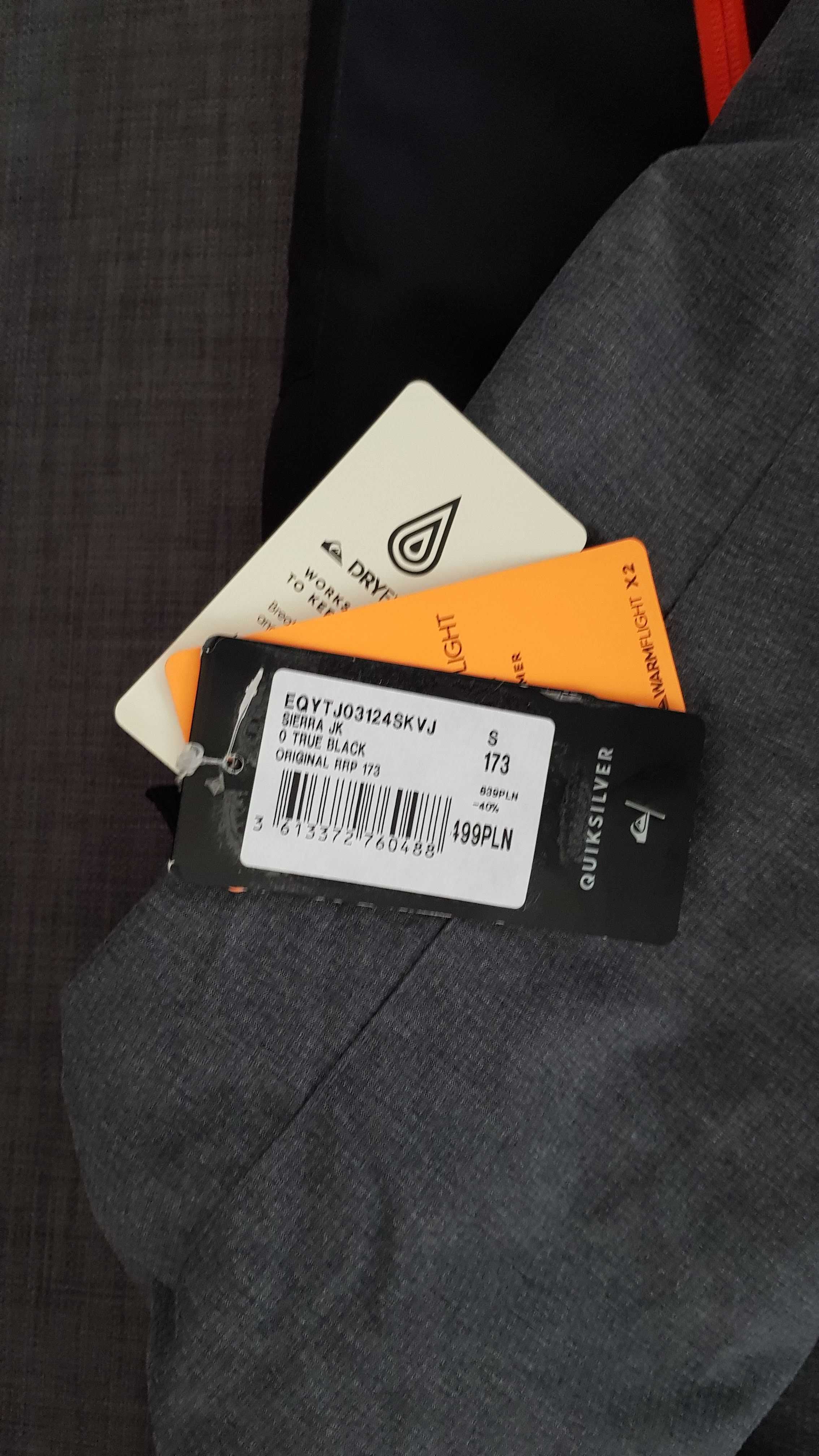 Kurtka męska Quiksilver Sierra Rozmiar S M Narty Snowboard L i XL