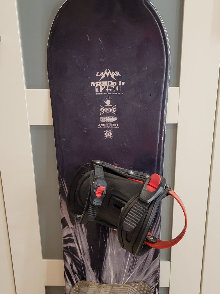 Deska snowboardowa Lamar 125, wiązania DRAKE