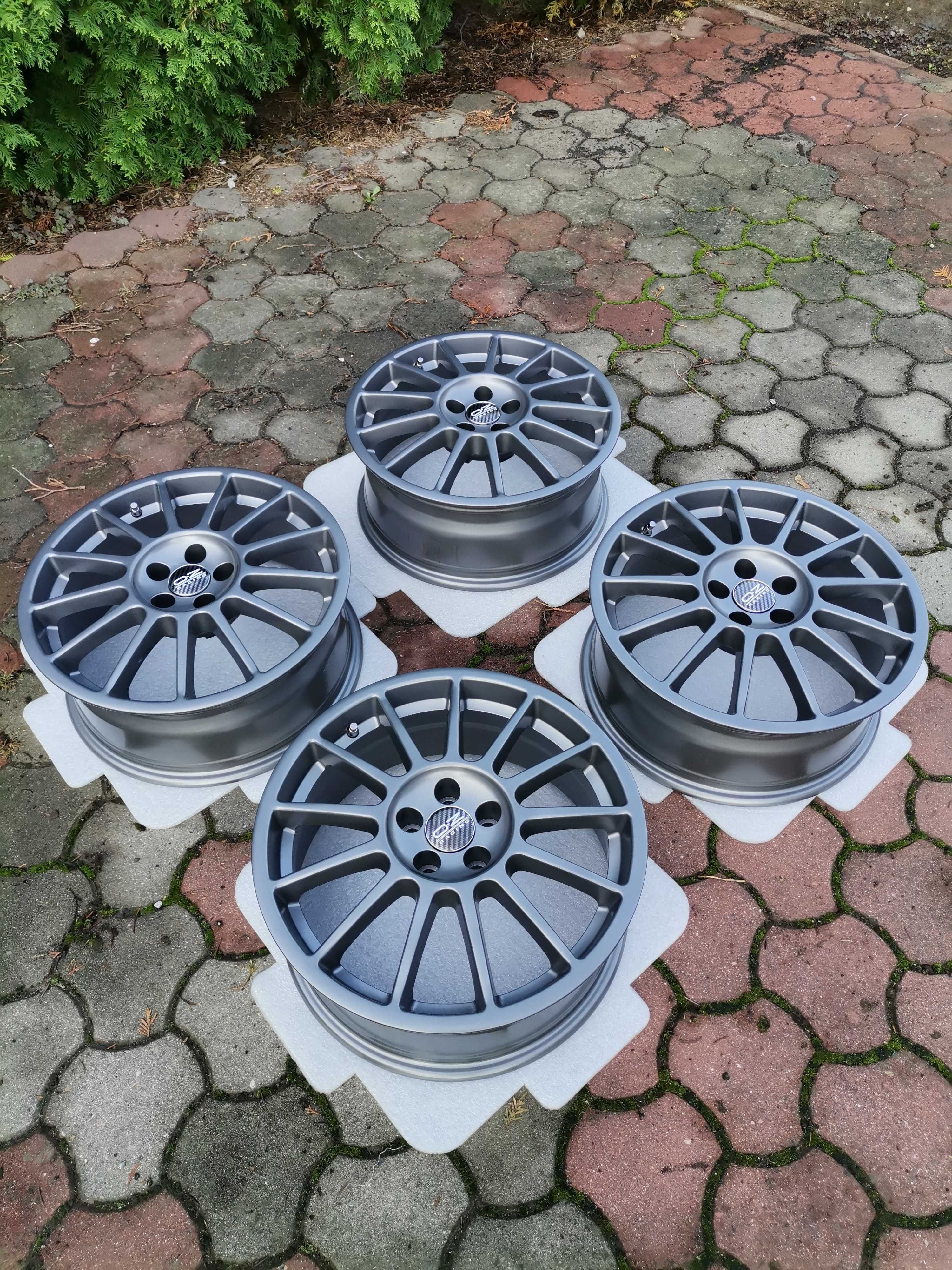 17'' 5x100 Oz Grafit Mat Śliczne Vw Skoda Seat.