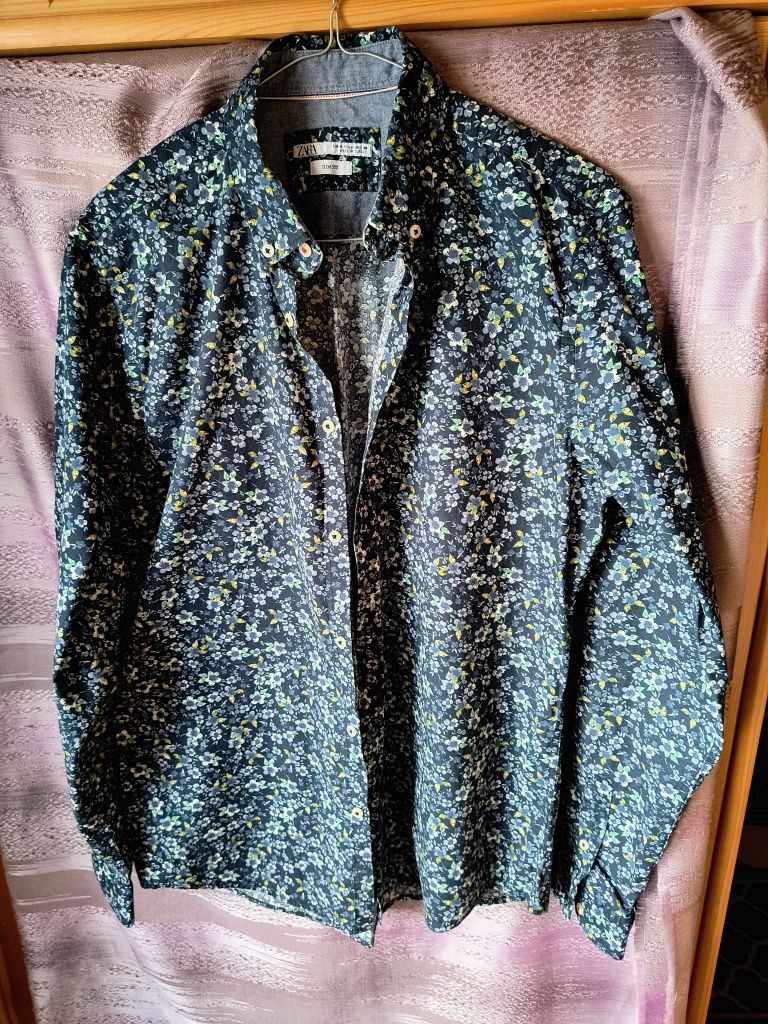 Męska koszula Zara Slim fit, rozm. M 180/96