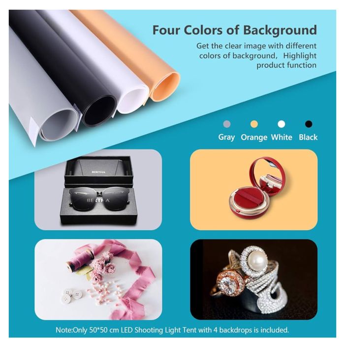 Caixa de luz 50x50 para fotografia