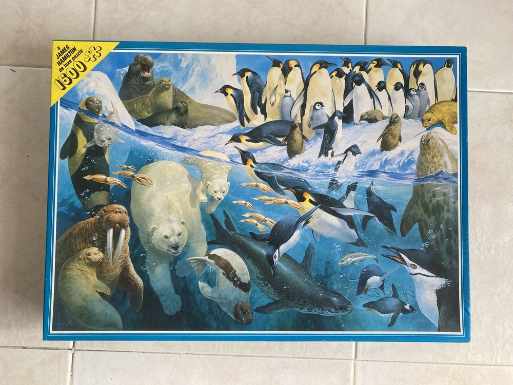 Puzzle 1500 peças animais do gelo