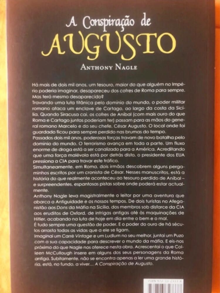 Livro “A Conspiração de Augusto”