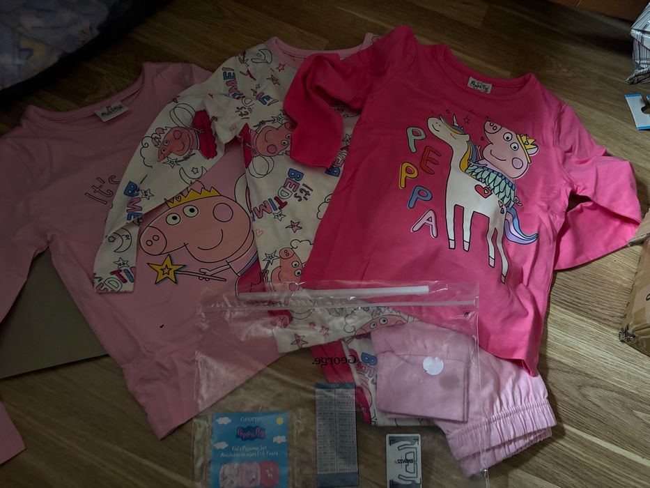 Новая пижама george пеппа peppa pig девочка мальчик 2 3 4 5 6 7 лет