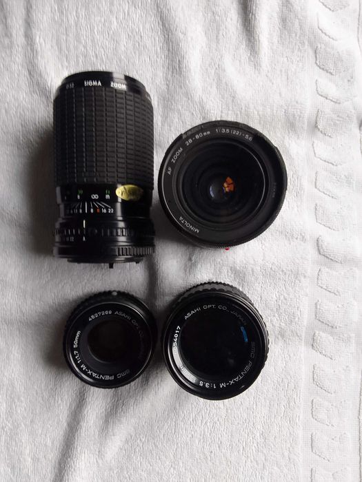 Фотообъективы   PENTAX , SIGMA, MINOLTA