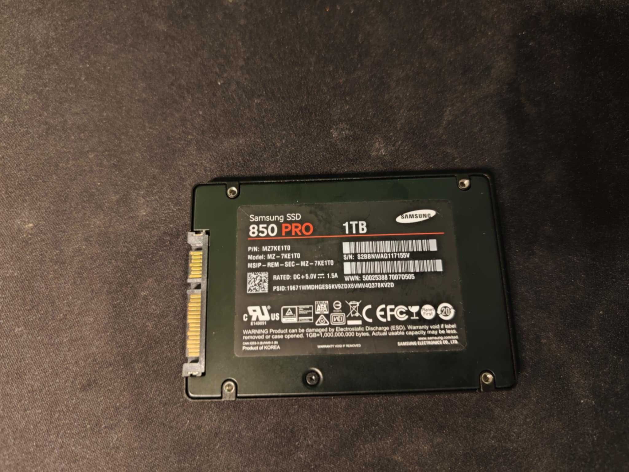 Dysk SSD Samsung  850 PRO 1TB
