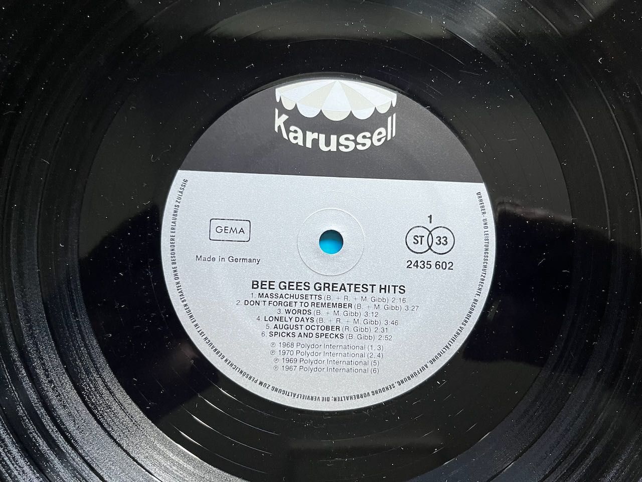 Bee Gees – Greatest Hits 12'' Pop vinyl