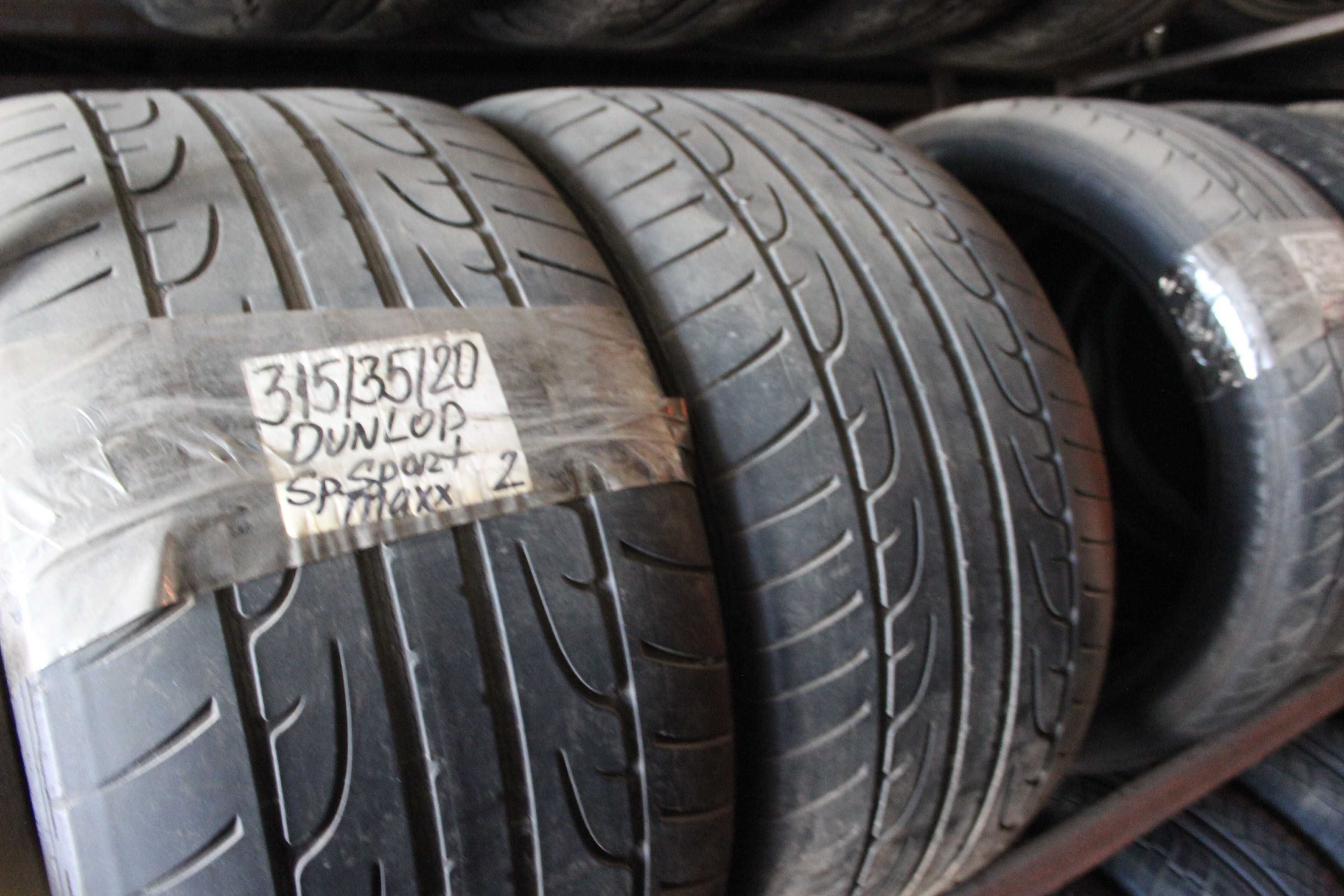 315-35-R20 DUNLOP SP SPORT MAXX 2 штуки пара летней резины GERMANY