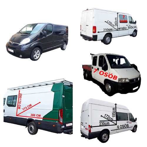 Wynajmę Iveco brygadowe, 5 osób, hak, Rzeszów i okolice