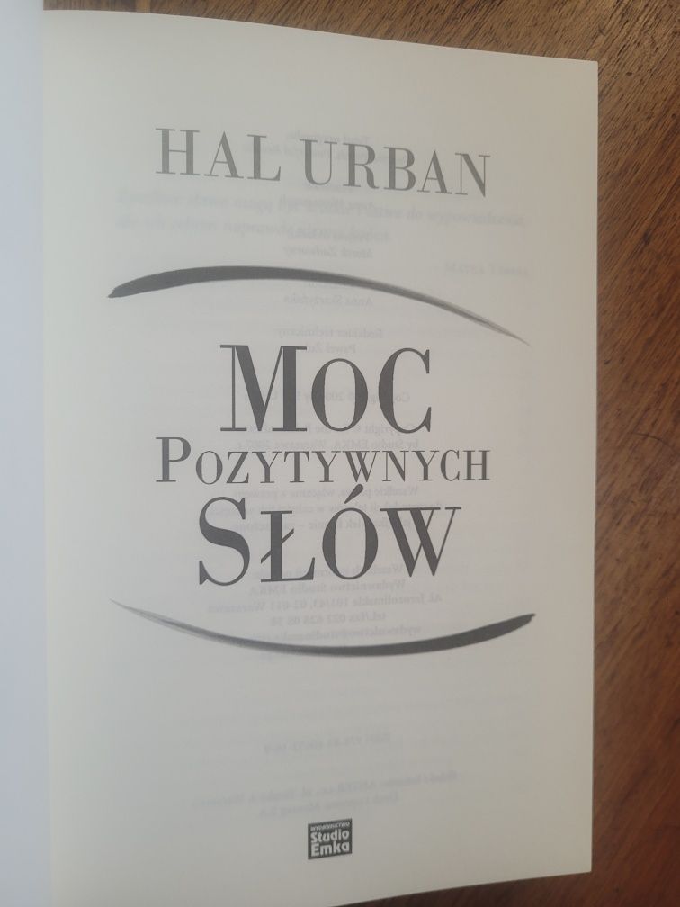 Hal Urban Moc pozytywnych słów 2004 StudioEmka