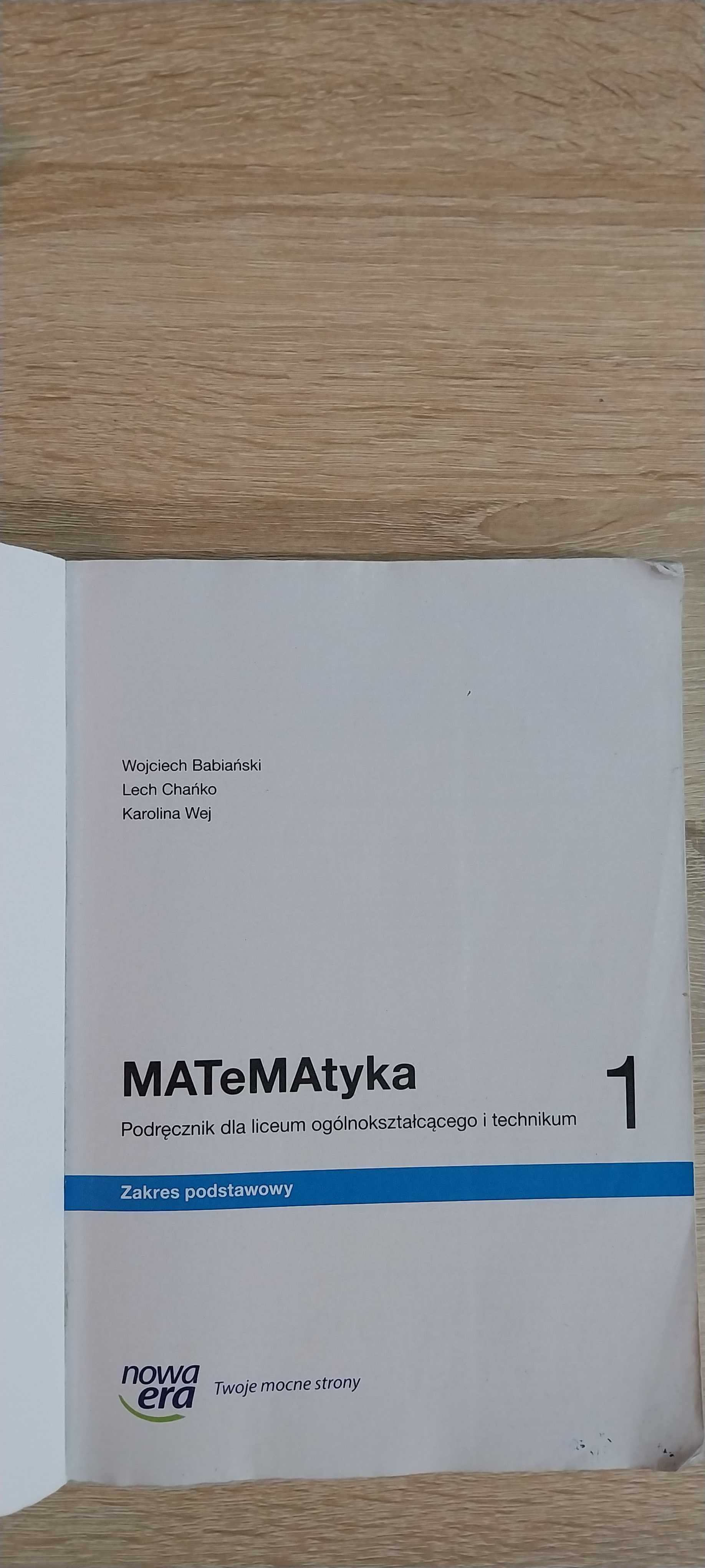 Matematyka klasa 1 Technikum