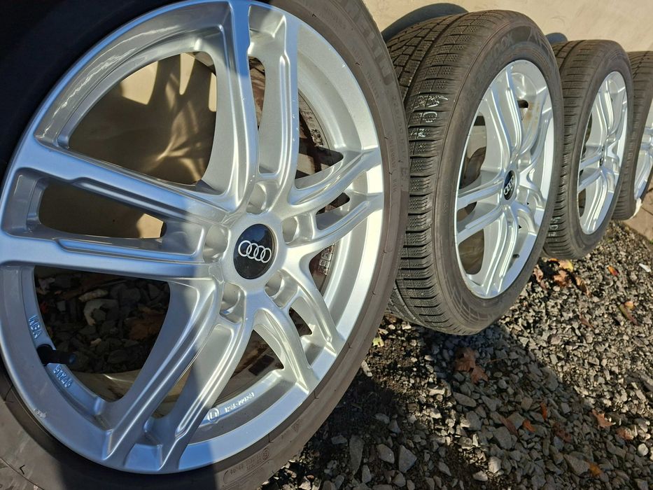[K15] KOŁA ZIMOWE,ALUFELGI 17'' 5x112 AUDI A4 B7,B8,B9,A6 C6+225/50.
