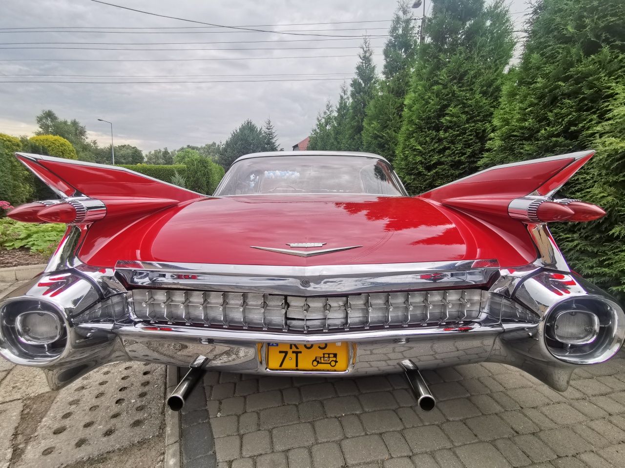 Zabytkowy cadillac 1959 i 1955 do ślubu auto samochód zabytkowe