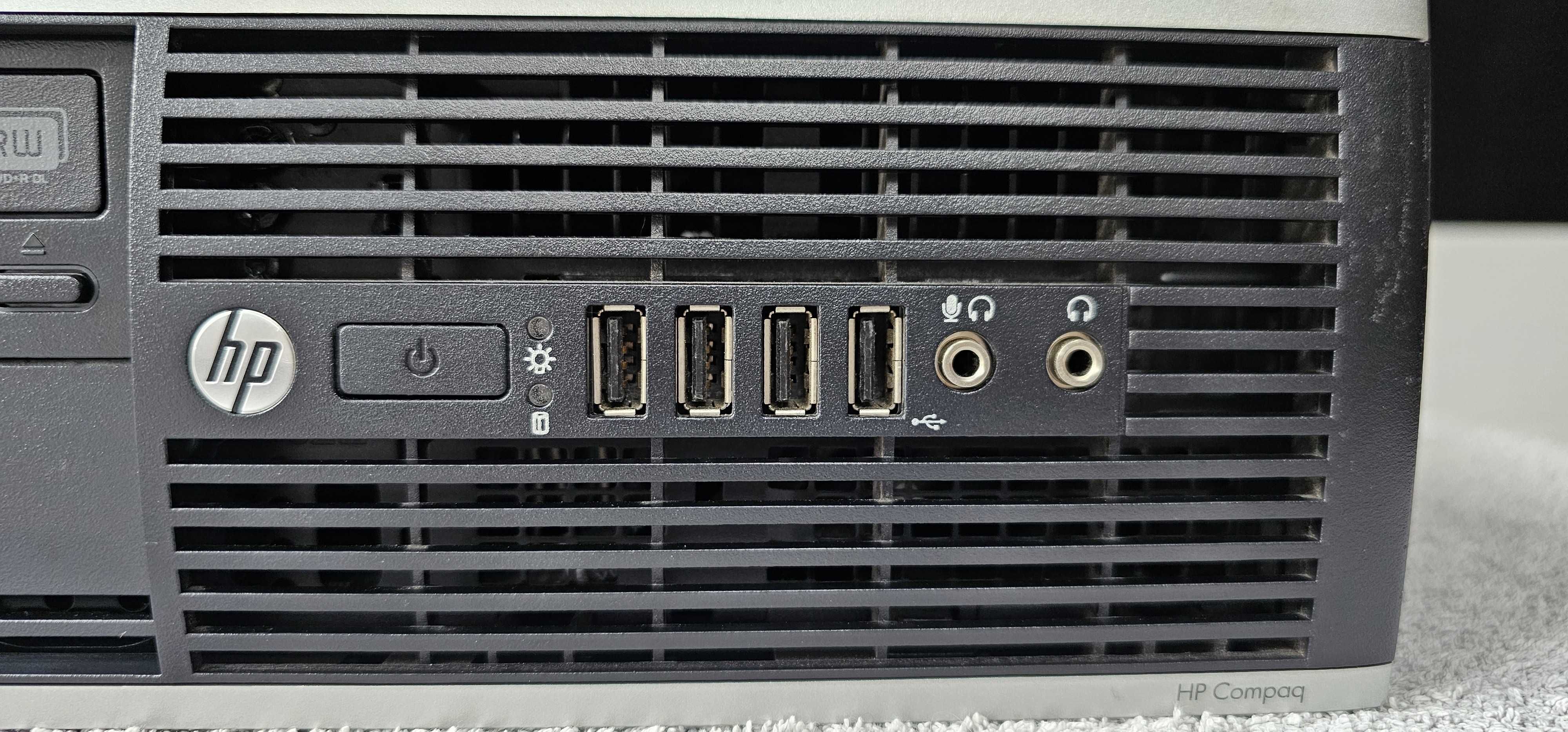 HP Compaq Pro 6300 Small i3-2120 1GB/500GB Win10 DVD Port kart pamięci
