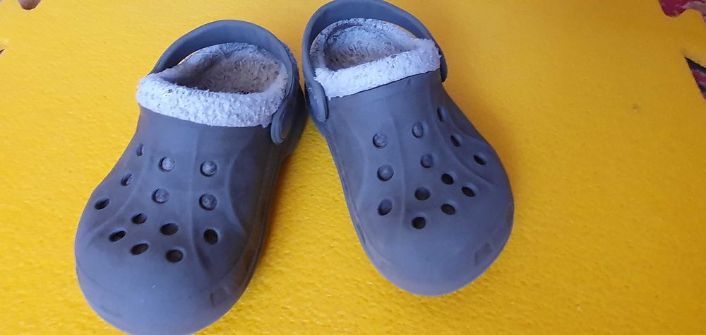 Утеплені дитячі крокси CROCS (довжина устілки 14,5 см)
