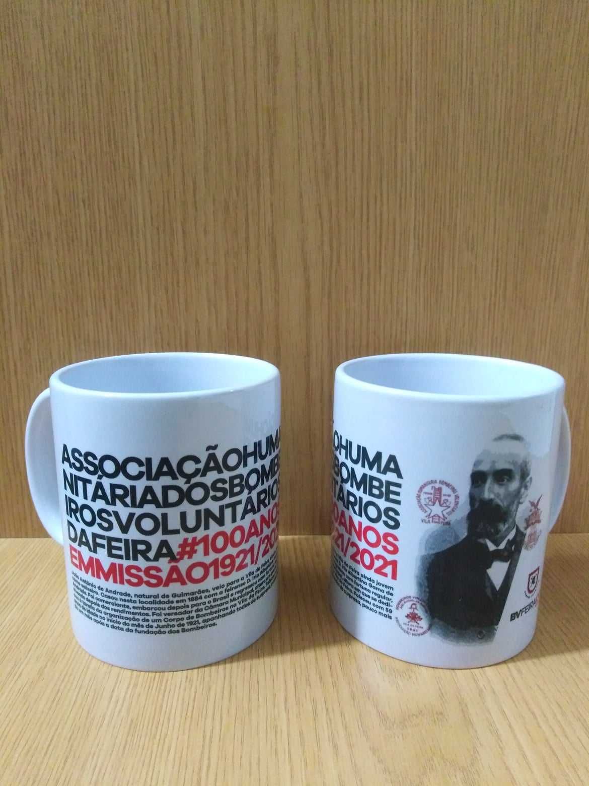 Caneca dos bombeiros Voluntários Santa Maria da Feira