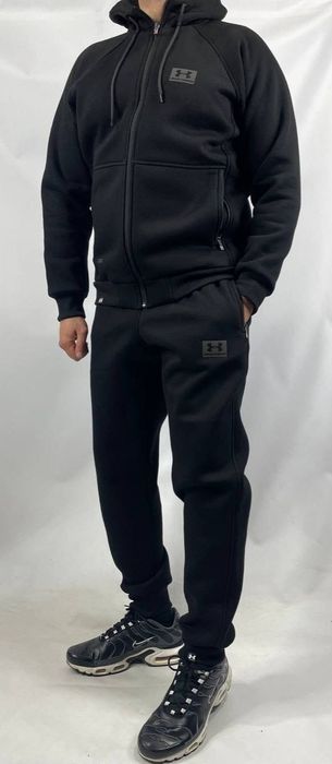 Мужской спортивный костюм Under Armour зимний тёплый на флисе