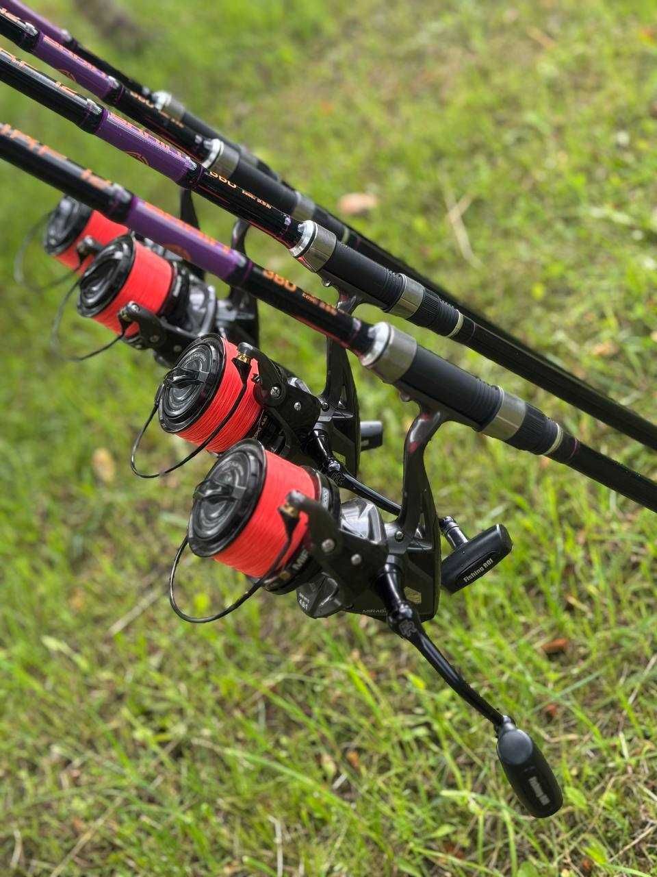 Карповый набор Brain Apex Carp 3.6м-3.9м 3.5lbs + Mirage 8000-9000