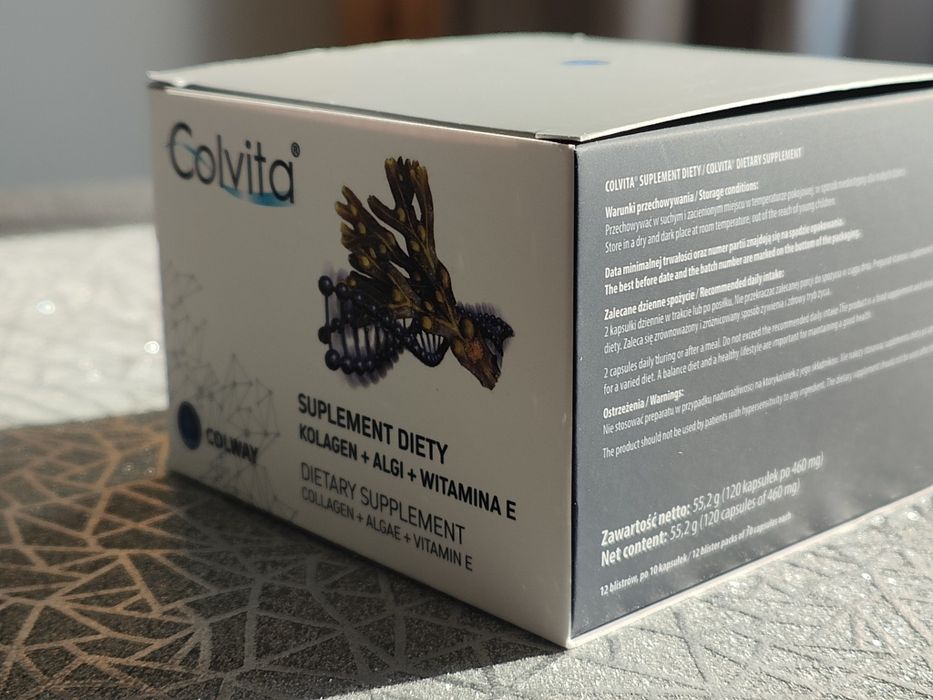 Kolagen Colvita duże opakowanie 120 kapsułek