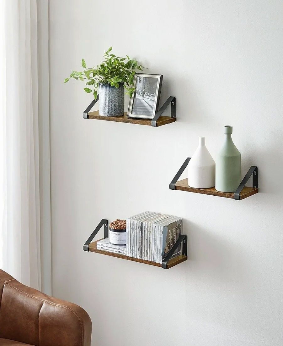 Nowy zestaw 3 półek w stylu LoFT regał na ścianę rystykalne stylowe