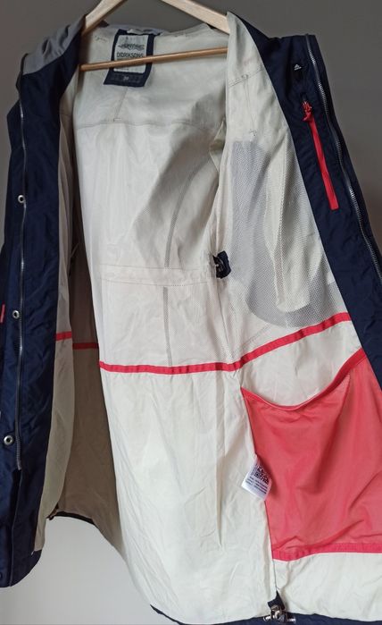 Płaszcz przeciwdeszczowy Didriksons kurtka parka waterproof granatowa