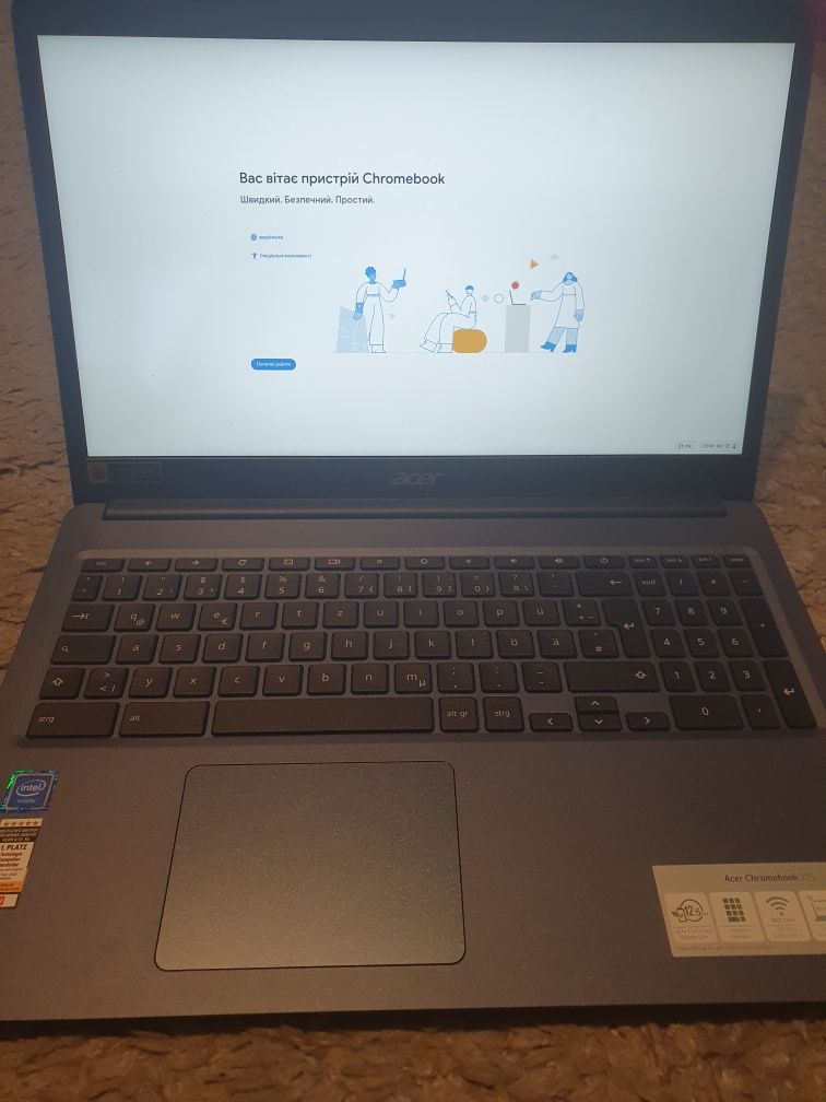 продам ноутбук acer chromebook 315 3ht